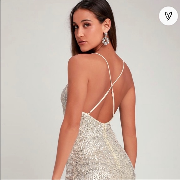 Midi Sequin Dress - Picture 3 of 13